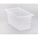 Translucent 1/3 Size 6 15/16 Inc X 12 3/4 Inc 6 Inc Deep Food Pan -- 6 per case