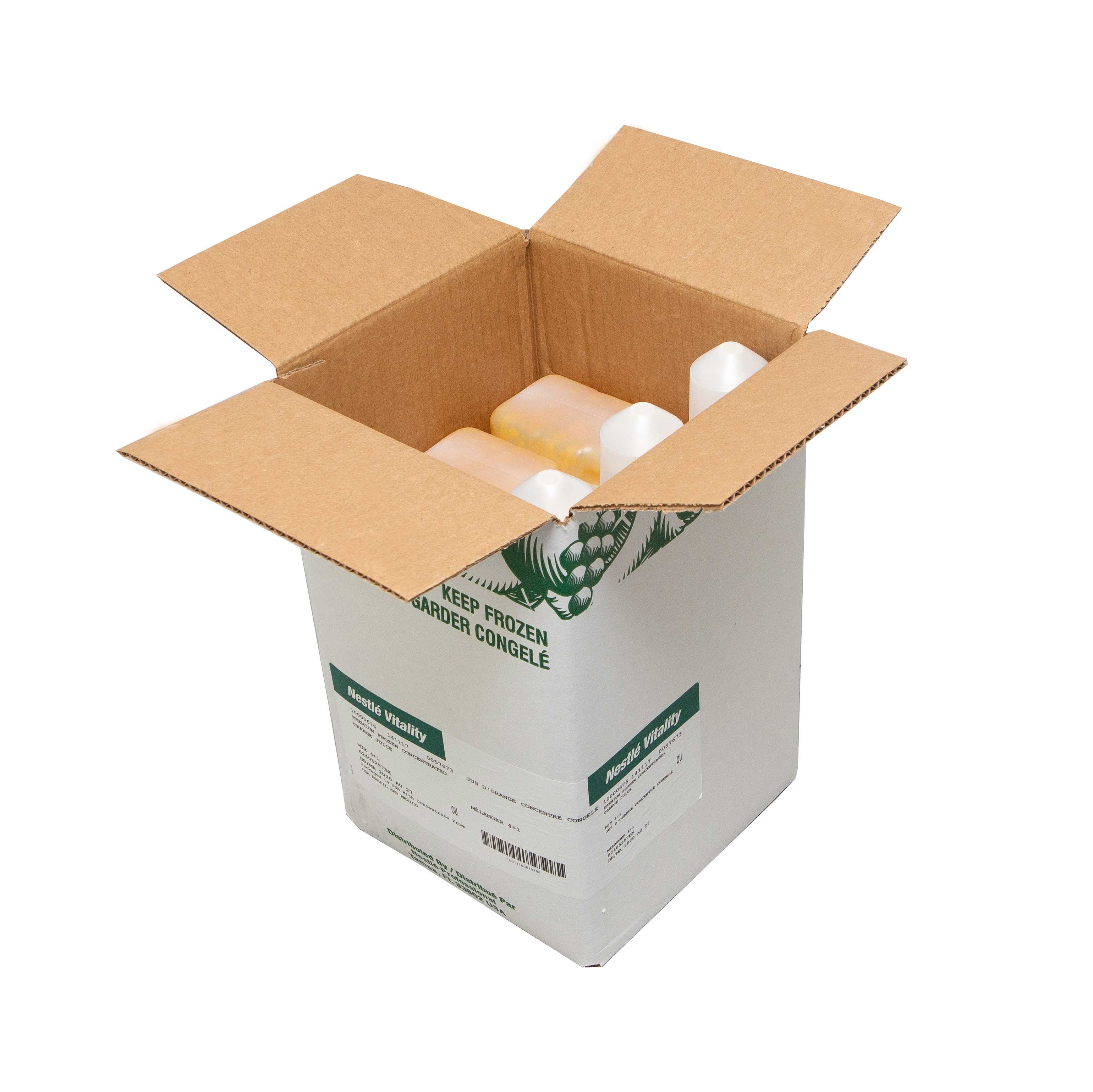 Vitality 100 Percent Orange Juice, 3 Liter -- 3 per case