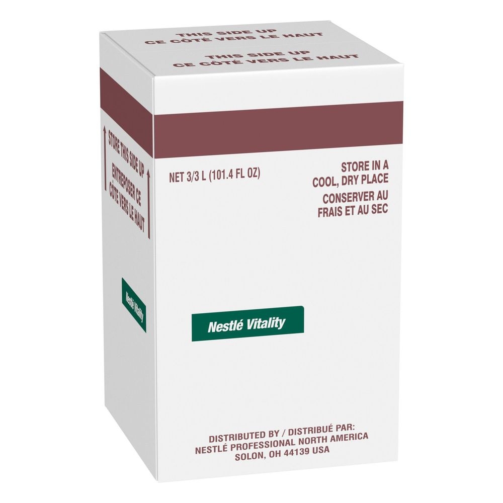 Nestle Vitality 100 Percent Apple Juice, 101. 333 Fluid Ounce -- 3 per case.