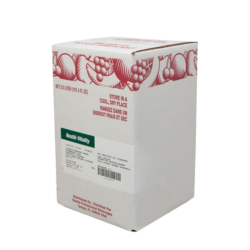 Vitality 5 Plus 1 Strawberry Kiwi Flavored Enhanced Water, 3 Liter -- 3 Per Case