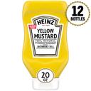 Heinz Yellow Mustard, 20 Ounce -- 12 per case.
