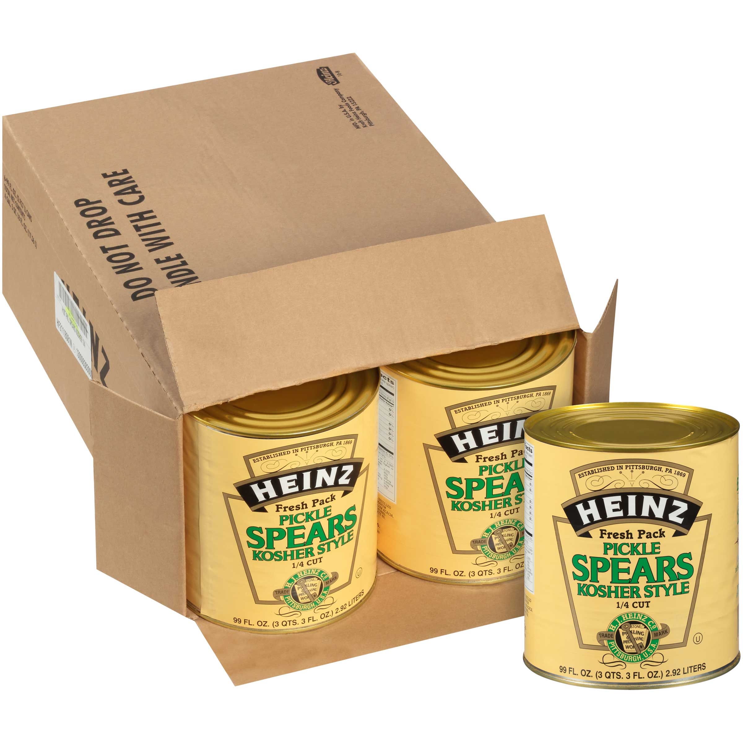 Heinz Dill Spear Pickles 74 Ct K 6-10 Cn  Available Only East Of The Mississippi
