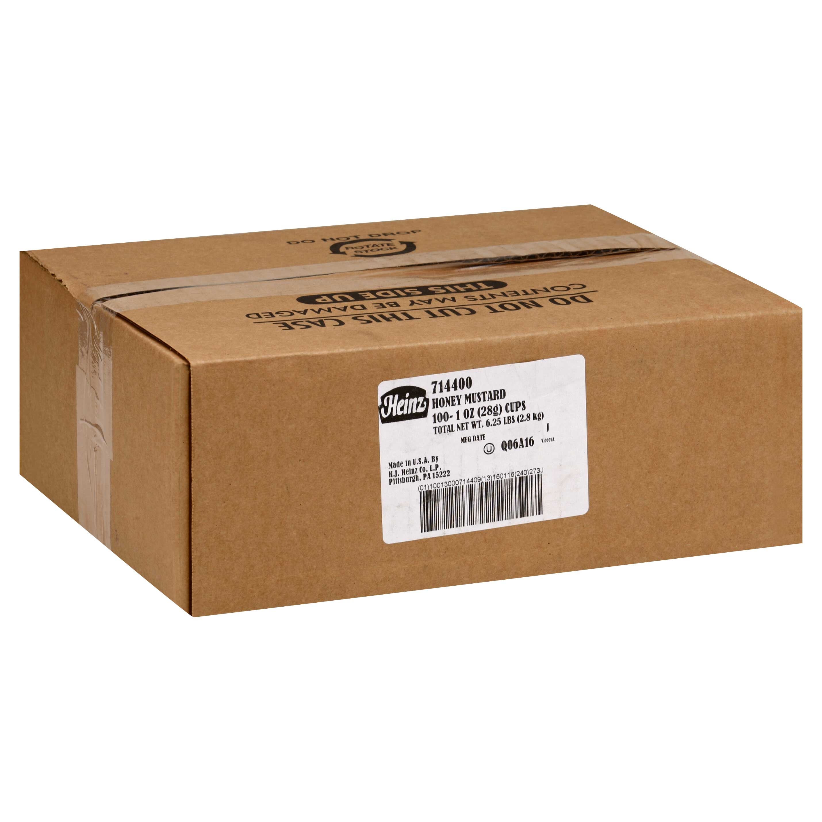 Heinz Dunk Cup Honey Mustard Sauce, 1 Ounce -- 100 Case