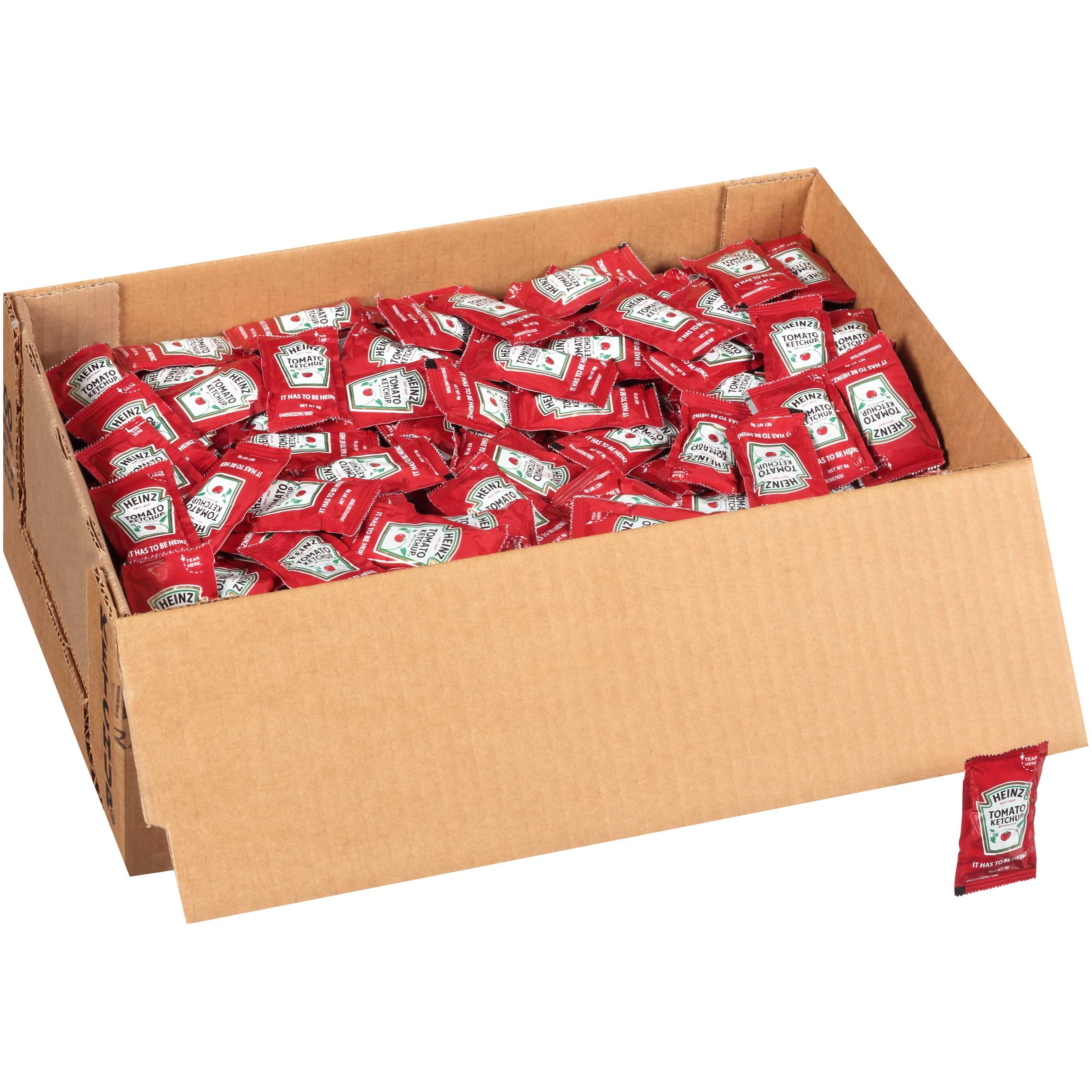 Heinz Ketchup Single Serve 500 Case 9 Gram