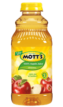 Motts 100 Percent Original Apple Juice, 32 Fluid Ounce -- 12 per case