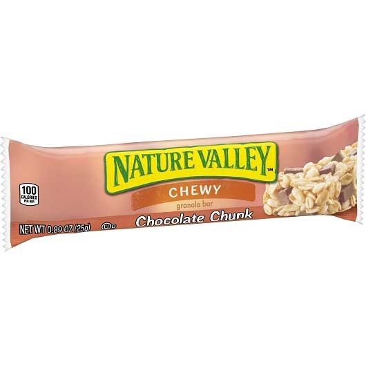 Nature Valley Chewy Chocolate Chunk and Oatmeal Raisin Granola Bar Variety Pack, 0.89 Ounce -- 120 per case