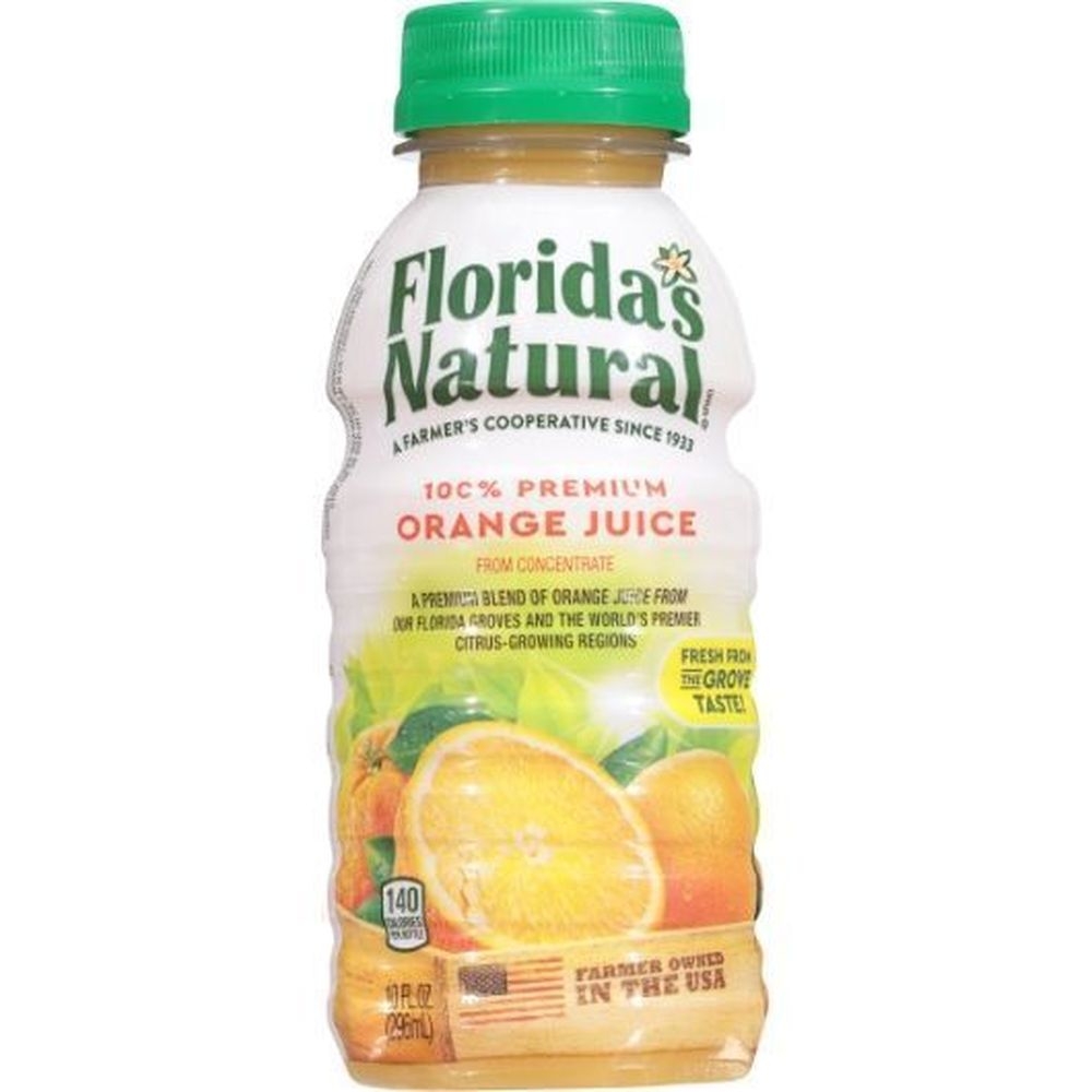 Floridas Natural Orange Juice, 10 Fluid Ounce -- 24 per case
