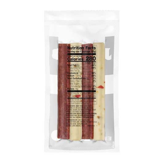 Jack Links Original Beef and Pepper Jack Cheese Stick, 3 Ounce -- 48 per case