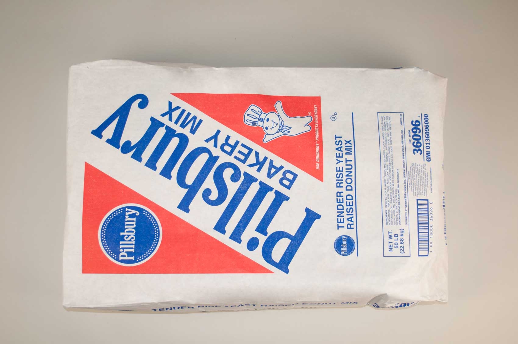 Pillsbury Tender Yeast Raised Donut Mix, 50 Pound