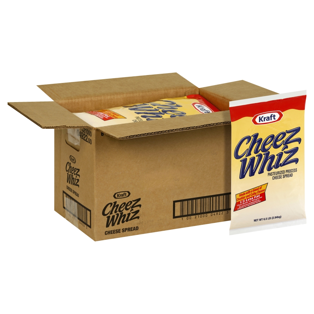 Cheez Whiz Pasteurized Process Cheese Spread, 6.5 Pound -- 6 Per Case