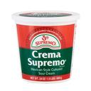 Supremo Crema Supremo Mexican Style Cultured Sour Cream, 24 Ounce -- 6 per case