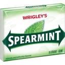 Wrigleys Spearmint Gum - 15 stick pack, 120 per case