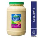 Hidden Valley Garlic Ranch Dressing, 1 Gallon -- 2 per case