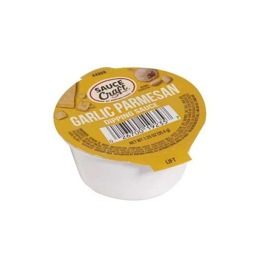 Sauce Craft Garlic Parmesan Wing Sauce Cup, 1.25 Ounce -- 96 per case