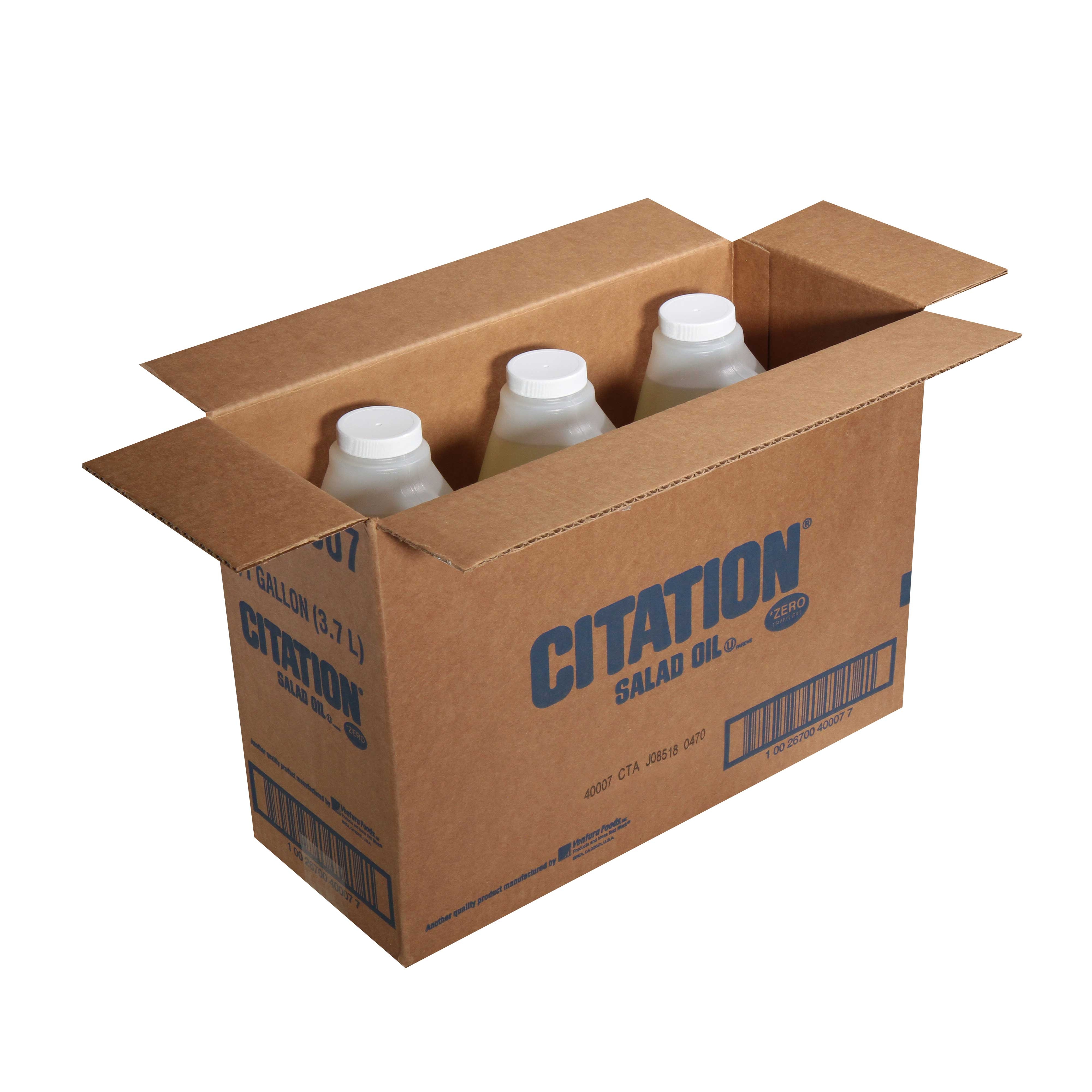 Citation Soybean Salad Oil, 1 Gallon -- 3 Per Case
