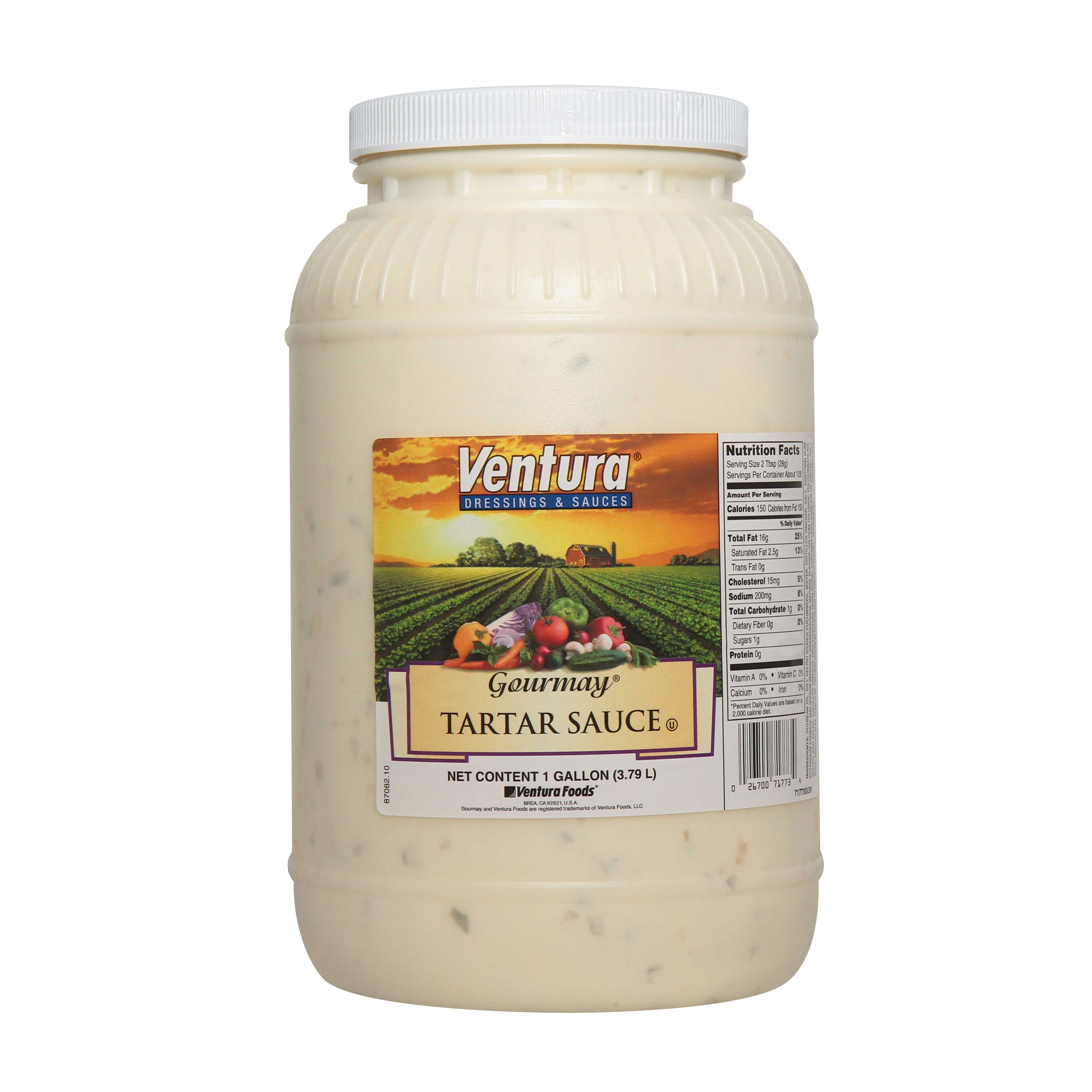 Gourmay No Trans Fat Tartar Sauce, 1 Gallon -- 4 Per Case