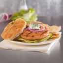 Trident Seafoods Wild Alaskan Salmon Burger, 4 Ounce Pieces, 3 Pound Bag -- 12 per case