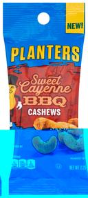 Planters Sweet Cayenne Barbecue Snack Nuts, 2.25 Ounce Tube -- 30 per case.