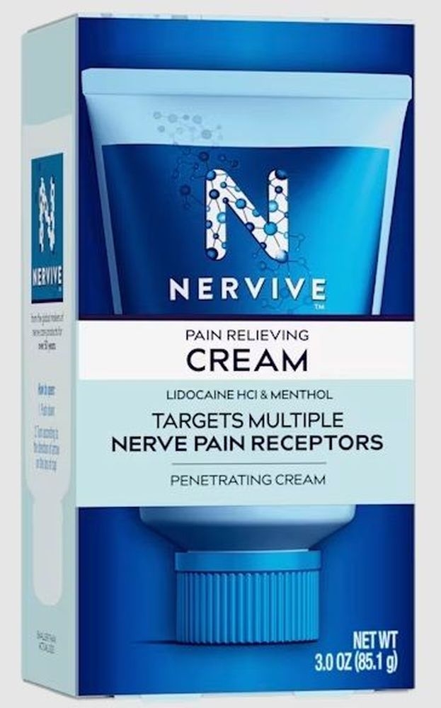 Nervive Pain Relieving Cream, 3 Ounce -- 12 Per Case