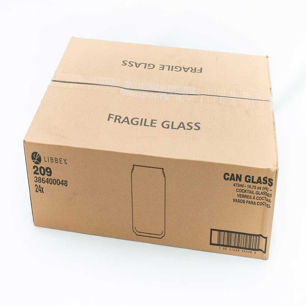 Libbey 209 Beer Can Glass, 16 Ounce -- 24 Per Case