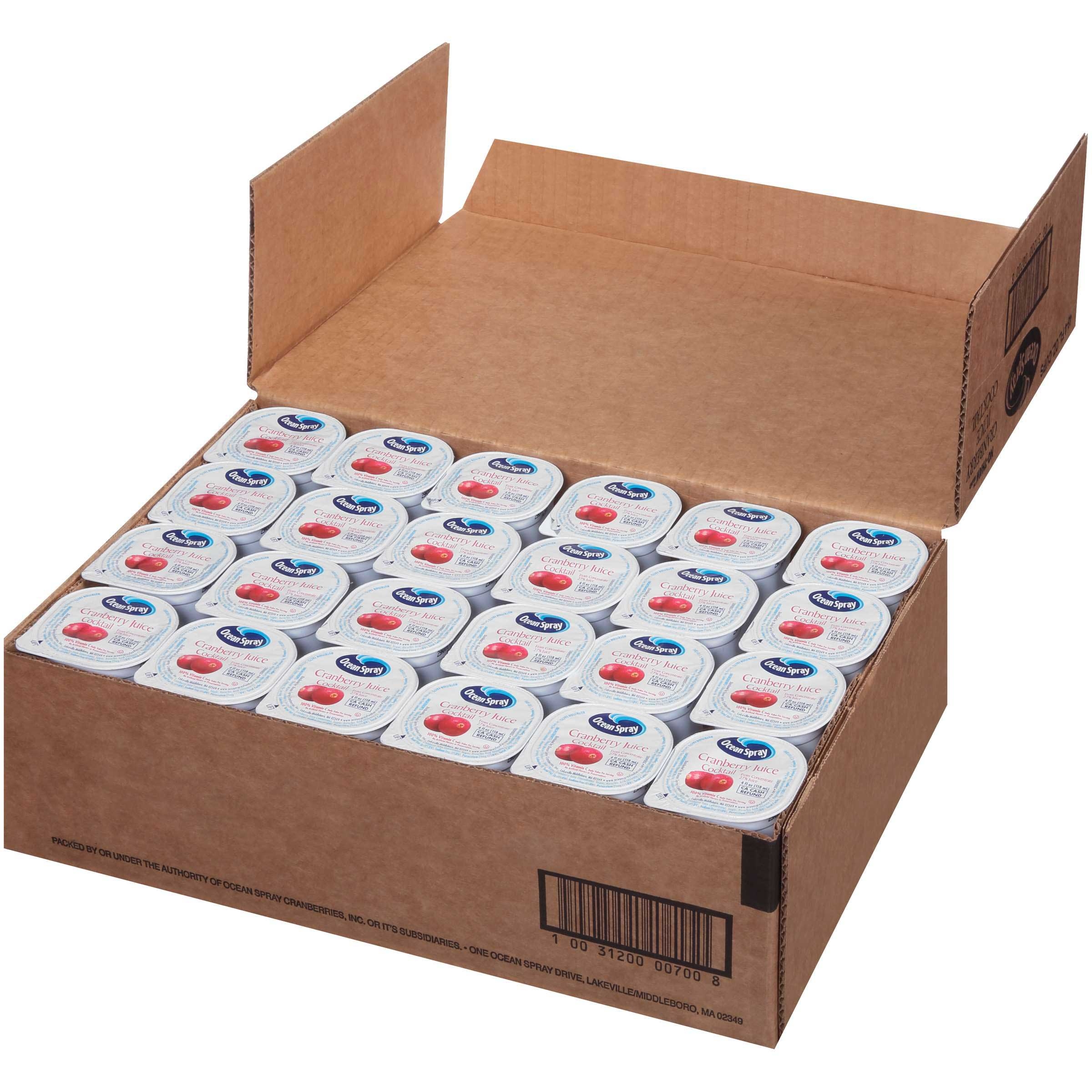 Ocean Spray Cranberry Juice Cocktail, 4 Fluid Ounce -- 48 Per Case