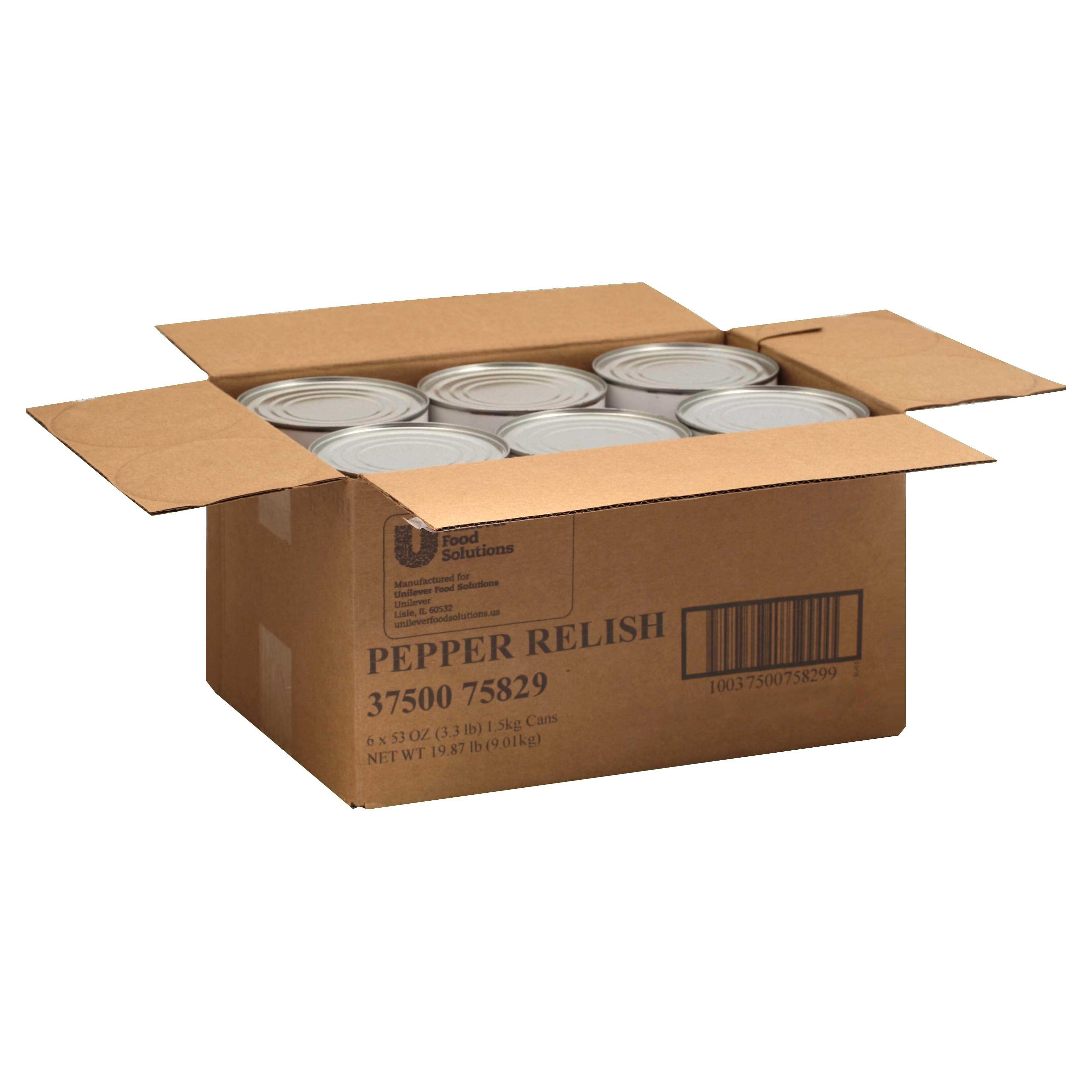 Legout Pepper Relish Can, 3 Pound -- 6 Per Case