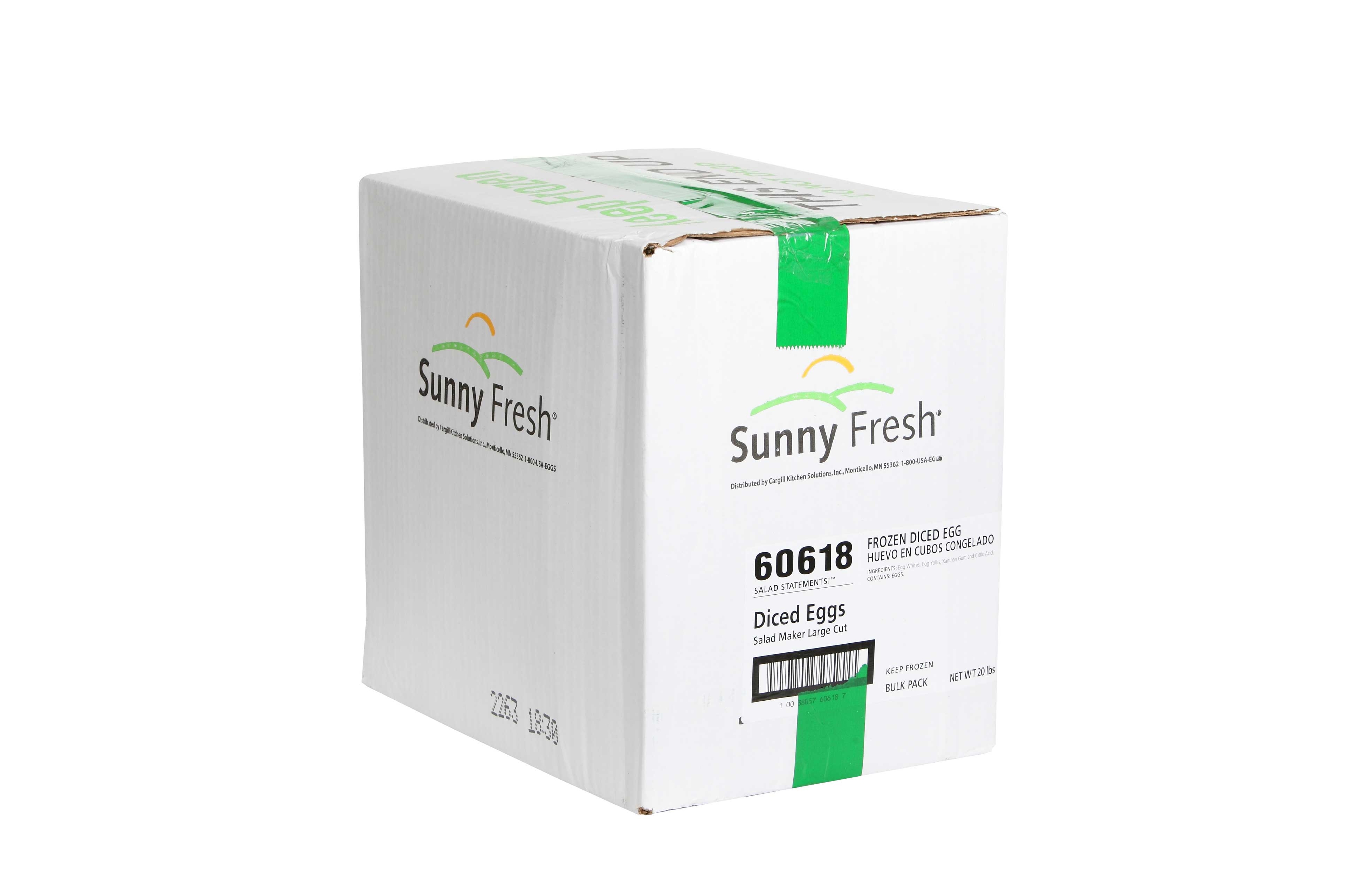 Cargill Large Cut Diced Egg Salad, 20 Pound.