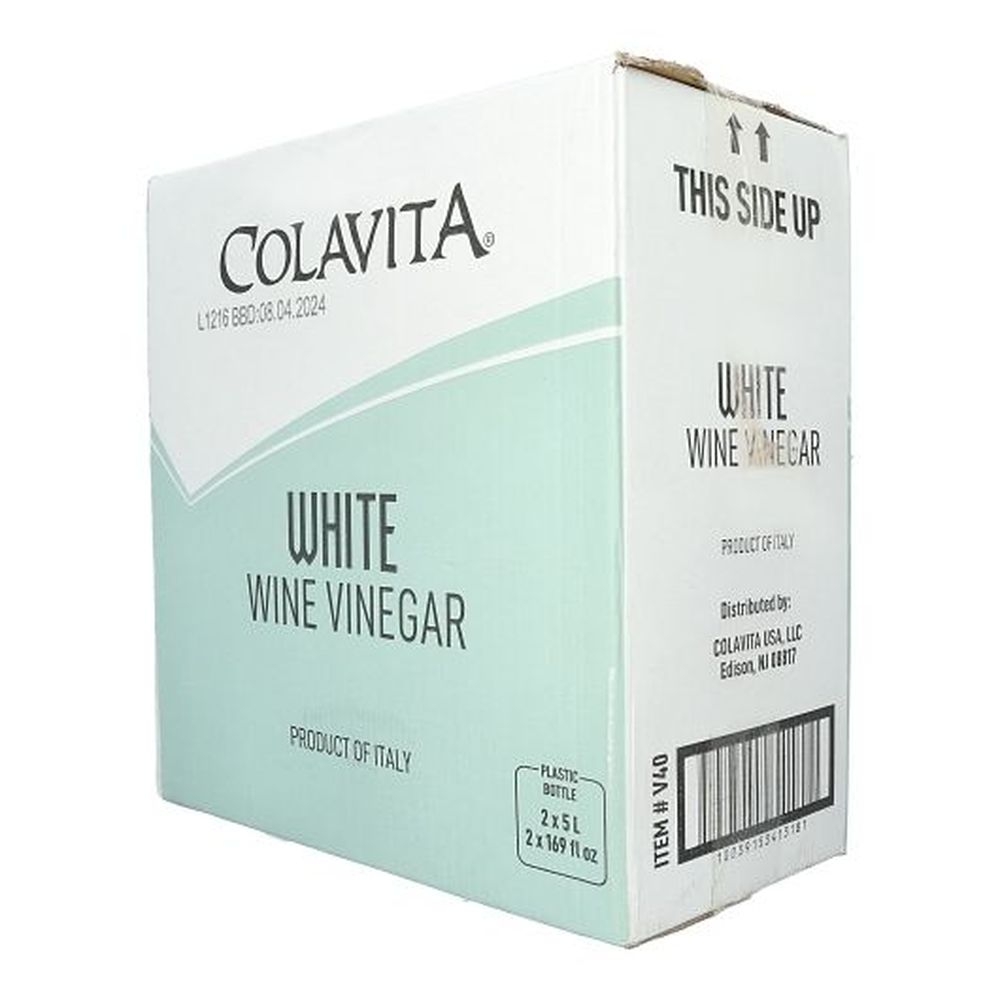 Colavita White Wine Vinegar, 5 Liter -- 2 Per Case