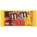 M and MS Milk Chocolate Peanut Butter and Peanut Chocolate Candy - Classic Mix, 2.5 Ounce -- 108 per case