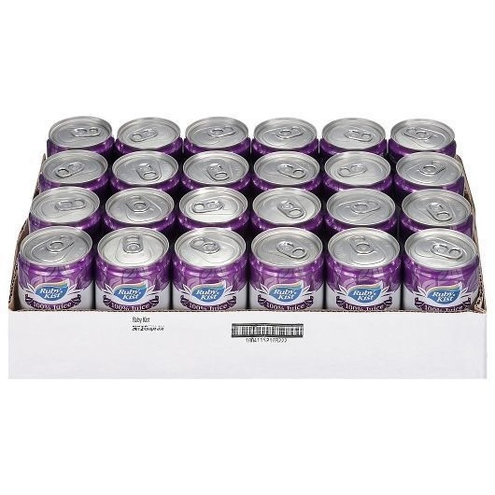 Ruby Kist Grape Juice, 7.2 Fluid Ounce -- 24 Per Case