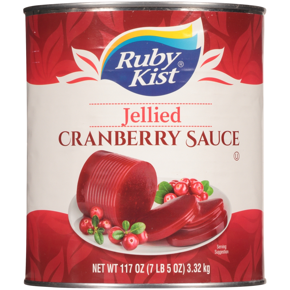 Ruby Kist Cranberry Sauce Canned Jellied, 117 Ounce -- 6 Per Case