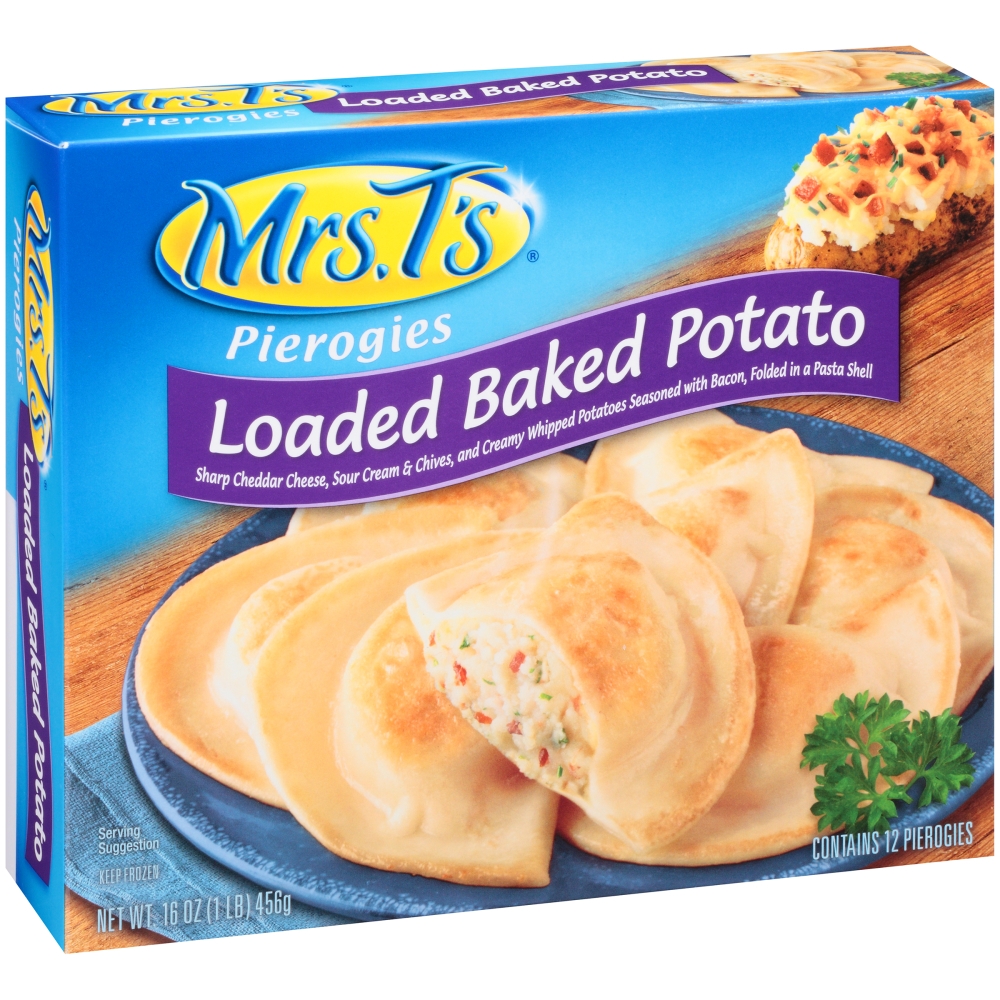Mrs. T's Pierogies Loaded Baked Potato, 12 Count -- 12 Per Case