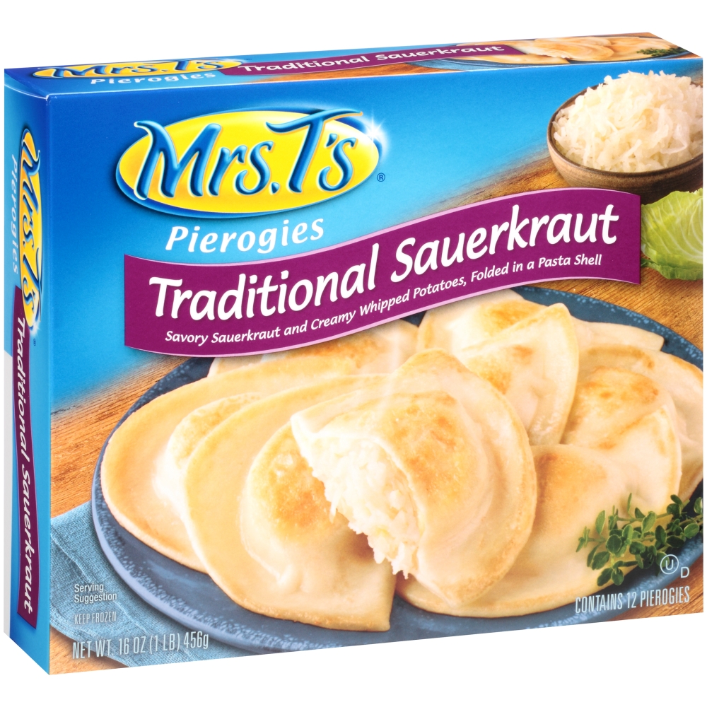 Mrs. T's Sauerkraut Pierogi, 16.9 Ounce -- 12 Per Case