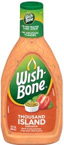 Wish Bone Thousand Island Salad Dressing, 15 Fluid Ounce -- 6 per case.