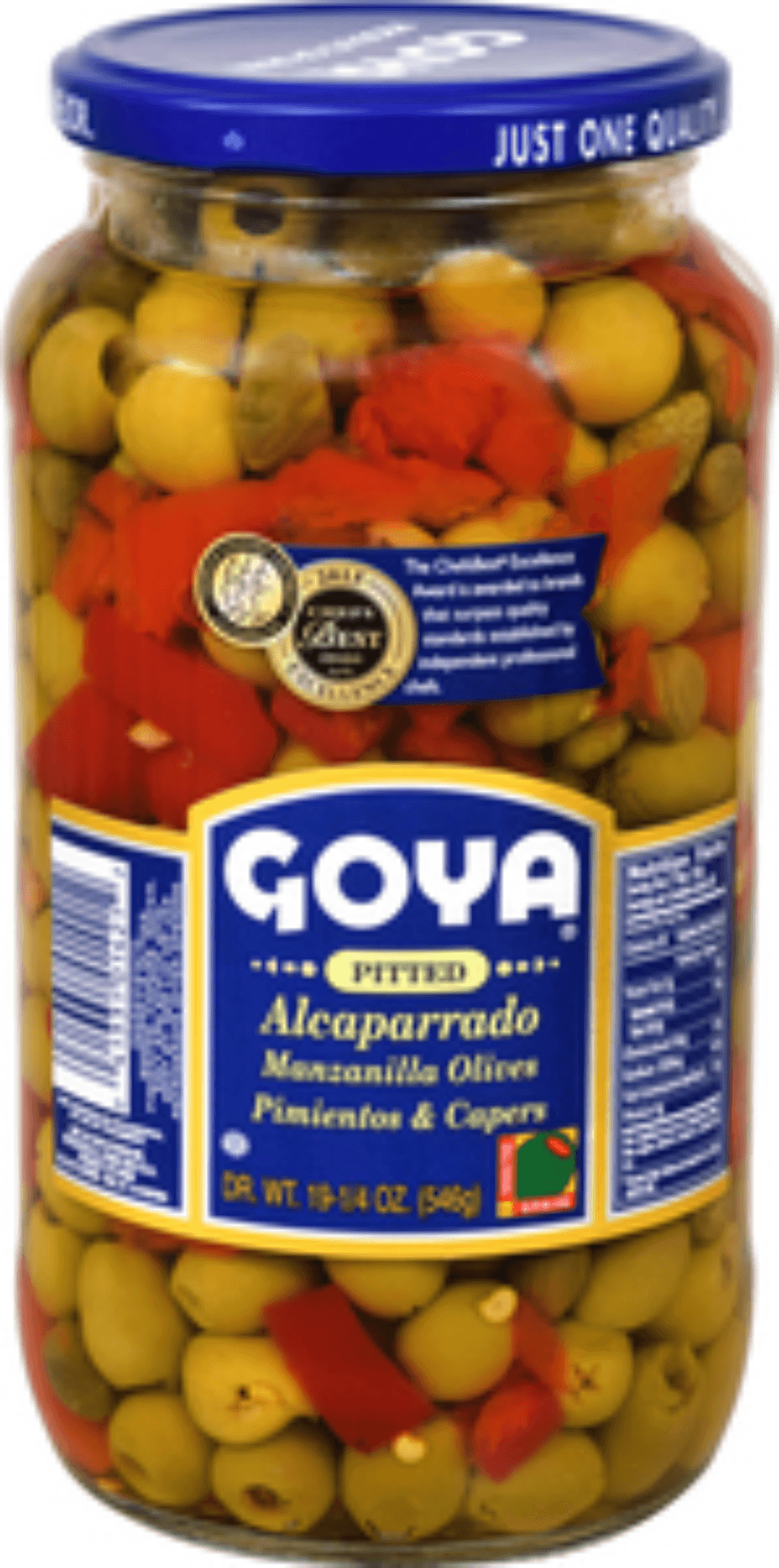 Goya Pitted Alcaparrado Caper, 19 Ounce -- 12 Per Case