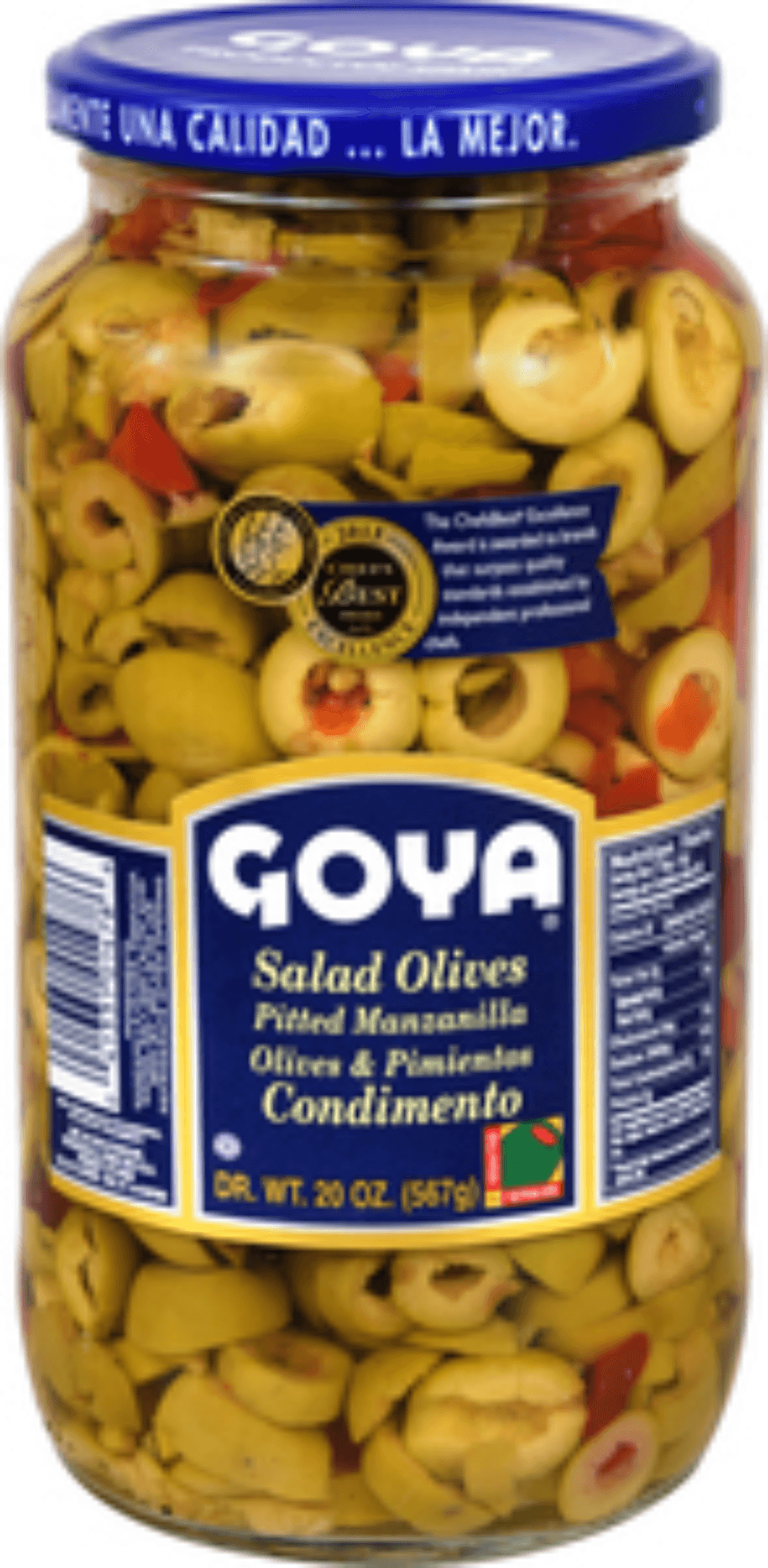 Goya Salad Olive, 20 Ounce -- 12 per case.