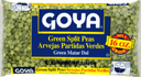 Goya Dry Green Split Peas - 16 oz. bag, 24 bags per case