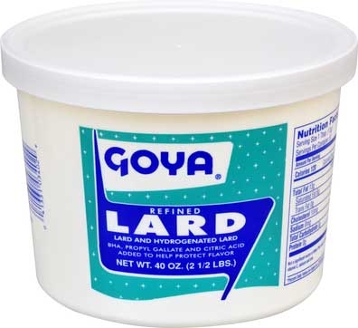 Goya Manteca Lard, 40 Ounce -- 12 Per Case