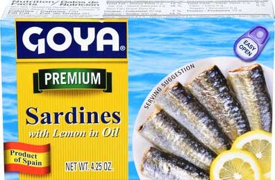Goya Sardines in Oil, 4.25 Ounce -- 25 per case.