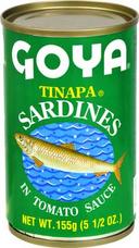 Goya Tinapa Sardines in Tomato Sauce, 5.5 Ounce -- 50 per case.