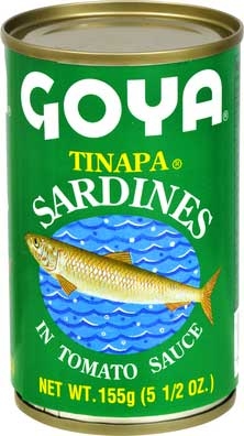 Goya Tinapa Sardines in Tomato Sauce, 5.5 Ounce -- 50 per case.