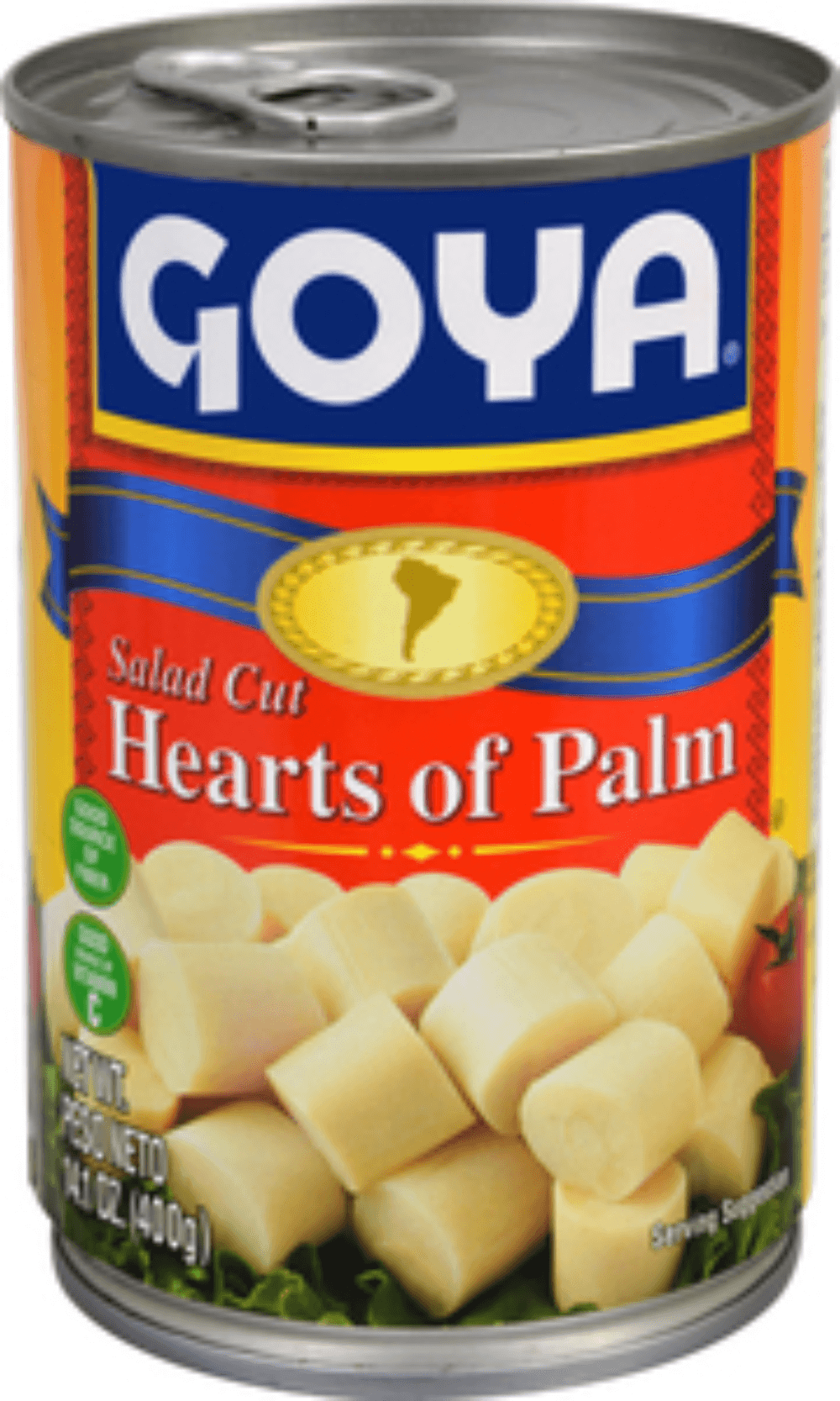Goya Salad Cut Palmito, 14 Ounce -- 12 per case.