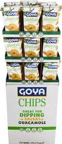 Goya Original Plantain Chips - Display, 5 Ounce -- 54 per case