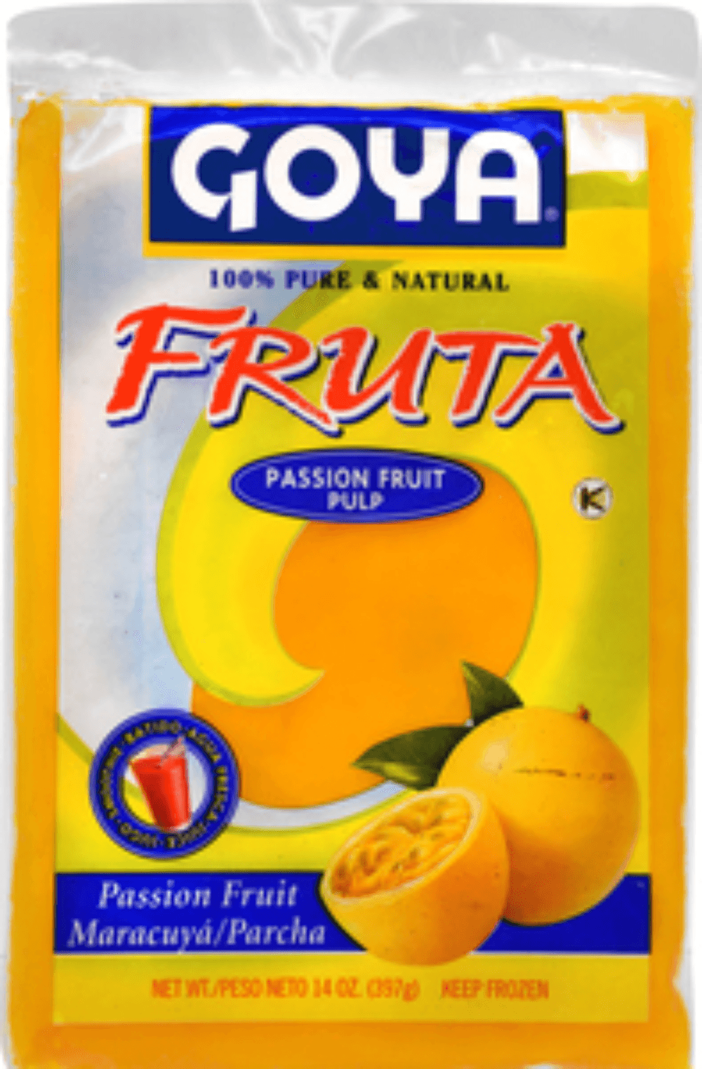 Goya Passion Fruit Pulp, 14 Ounce -- 12 Per Case