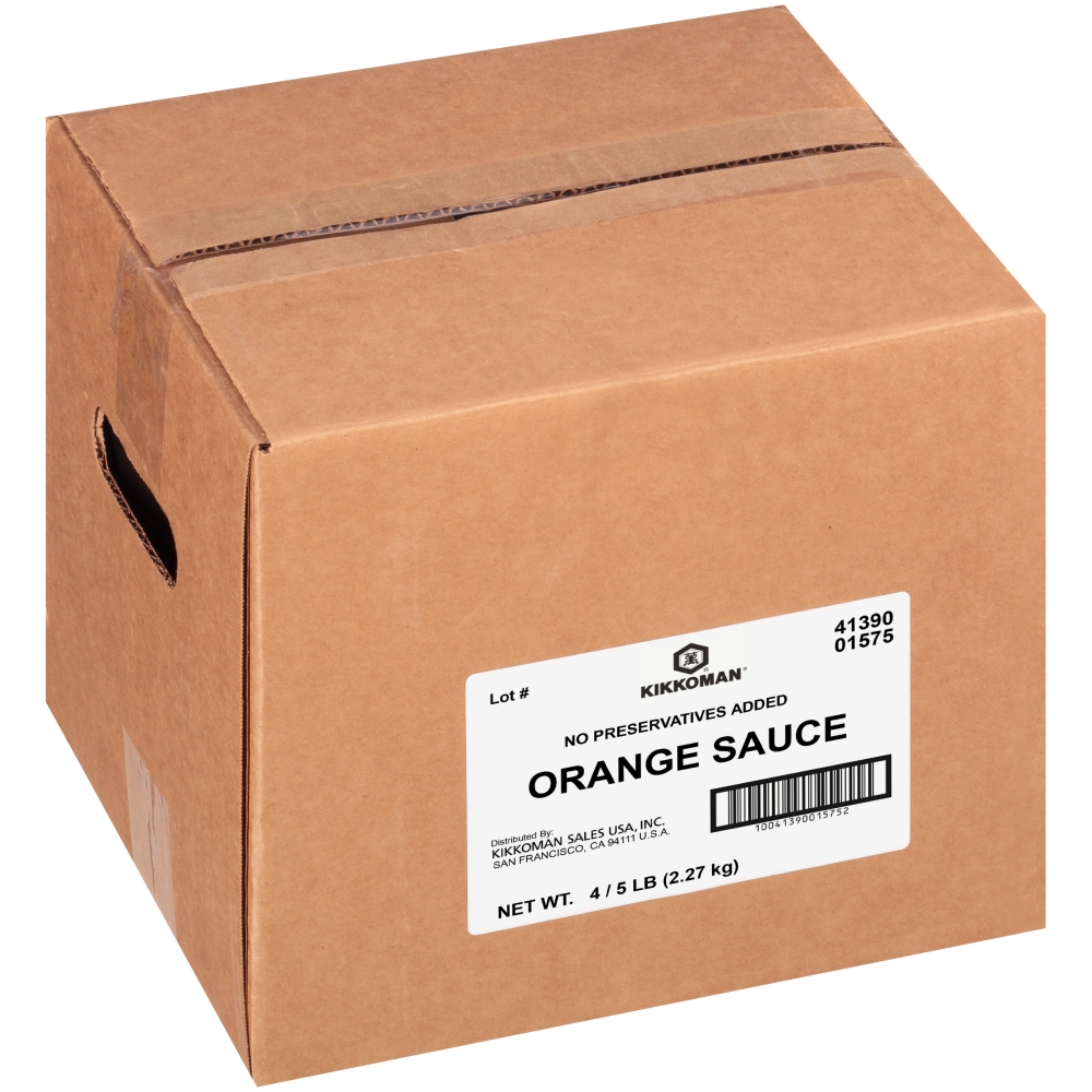 Kikkoman Preservative Free Orange Sauce, 5 Pound -- 4 per case.