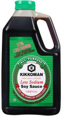 Kikkoman Less Sodium Soy Sauce, 40 Fluid Ounce -- 6 per case