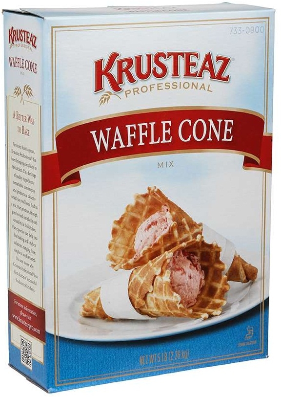 Krusteaz Professional Waffle Cone Mix, 5 Pound -- 1 Each