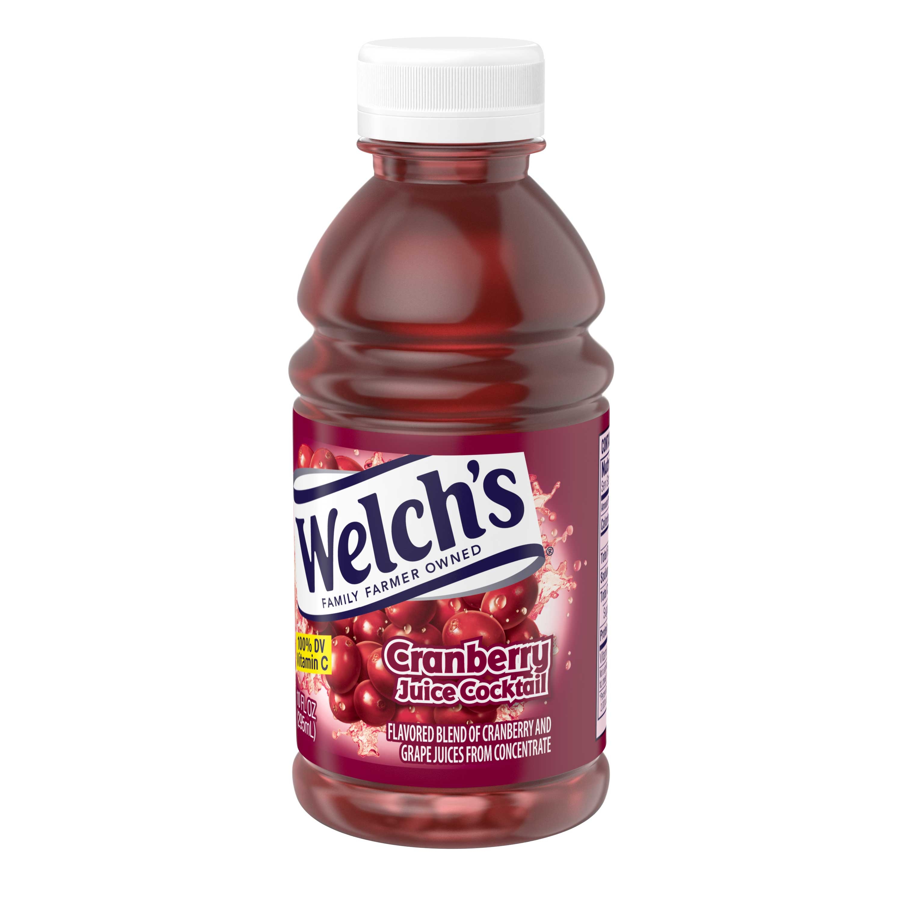 Welch's Cranberry Juice, 10oz Bottles -- 24 Per Case