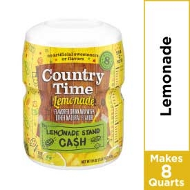 Country Time Lemonade Drink Mix, 19 Ounce -- 12 per case