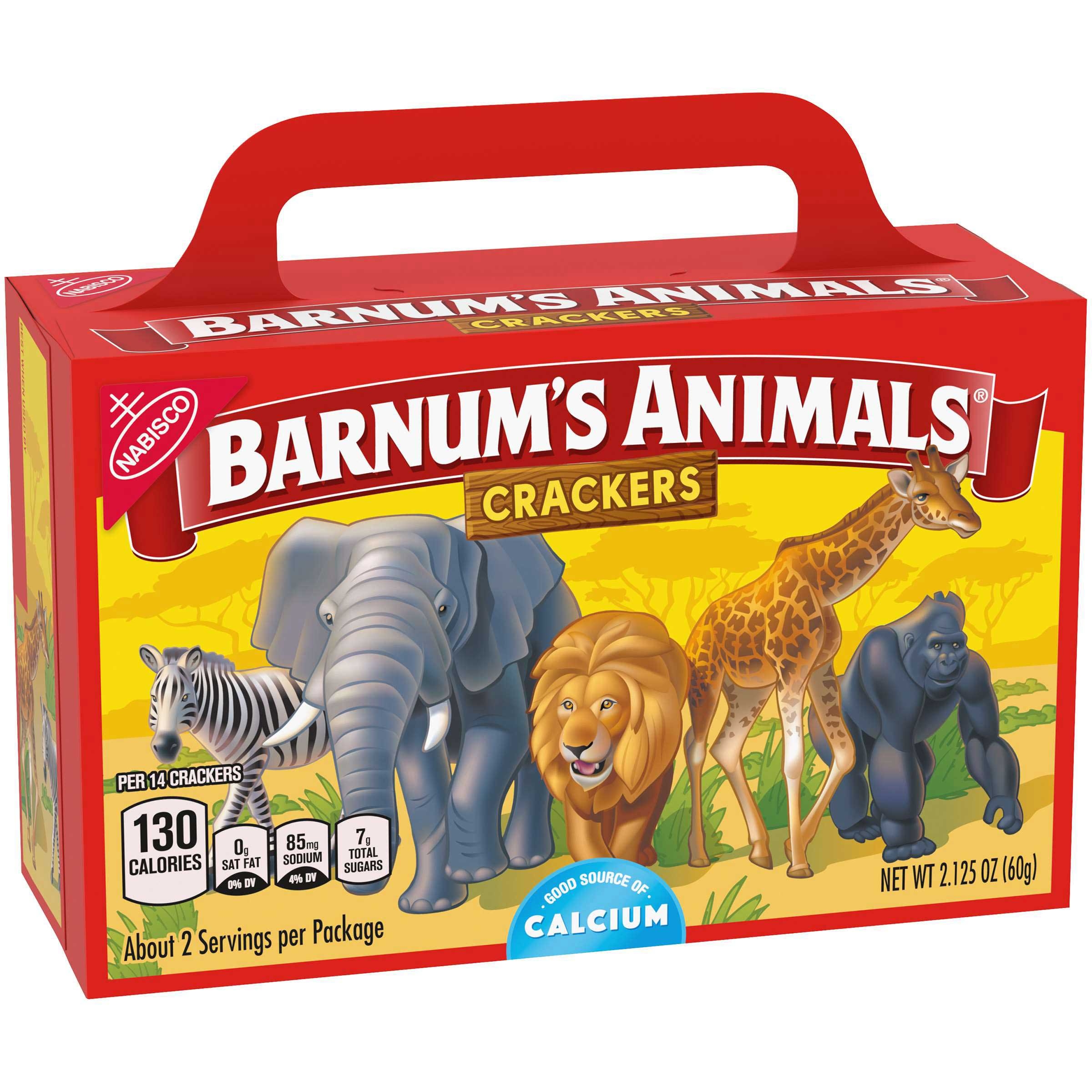 Barnums Animals Crackers - 2.13 oz. box, 24 per case